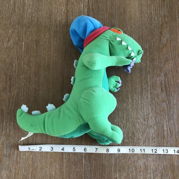 Vintage Mattel Nickelodeon Reptar Plush Rugrats Cartoon Stuffed Animal 1997 - Picture 11 of 12